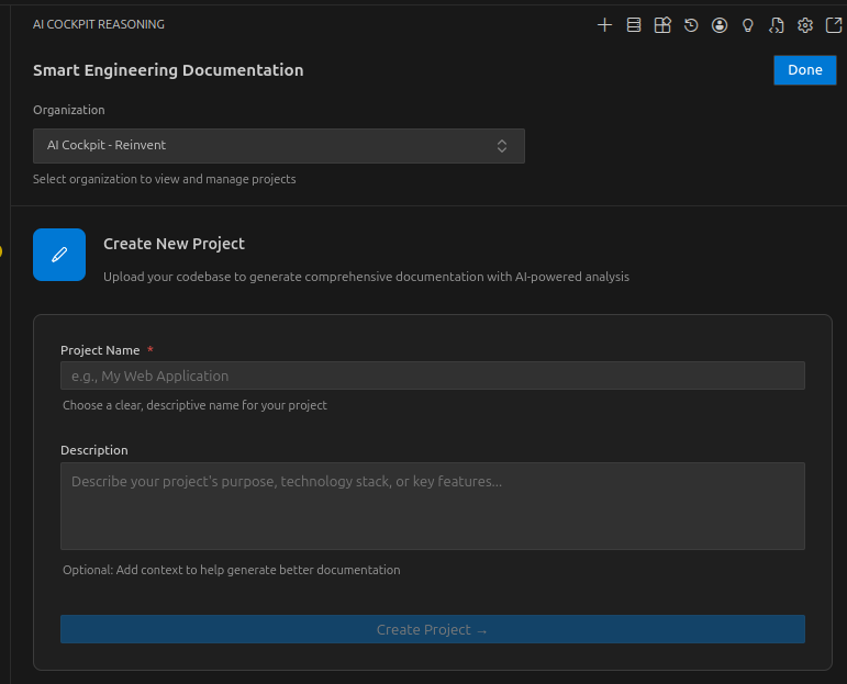 Create Project