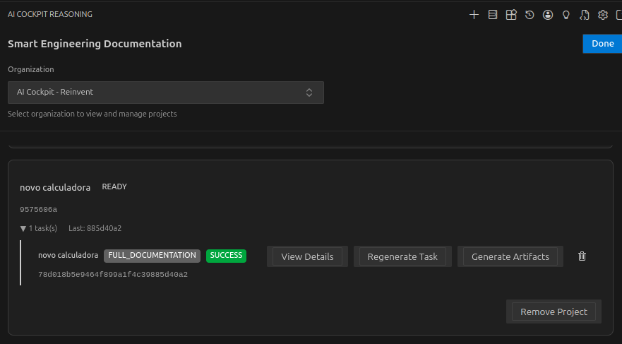 Projects List